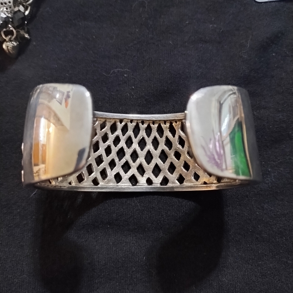 Vintage silver tone and crystal jewelry lot - Picture 5 of 12